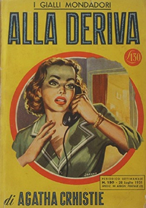 Alla deriva, Prima edizione. Giallo Mondadori n. 130