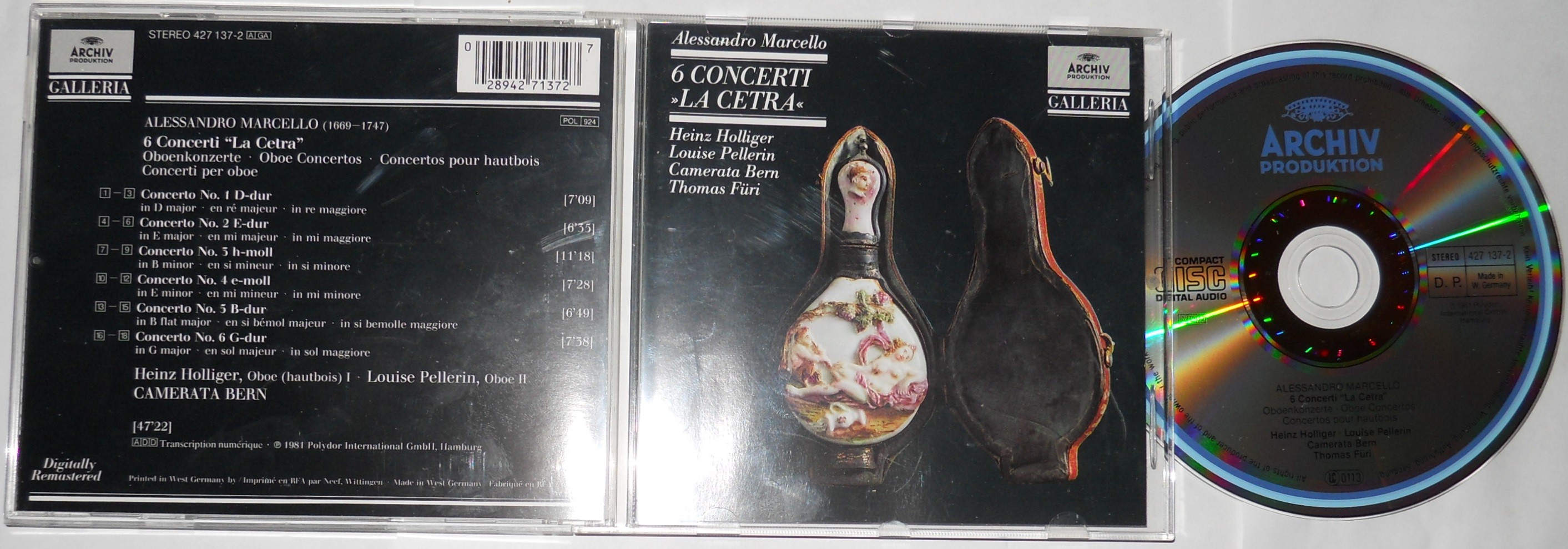 Alessandro Marcello - 6 Concerti "La Cetra"