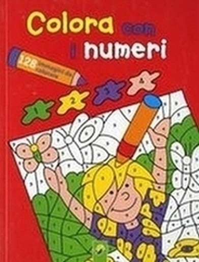 COLORA CON I NUMERI (ROSSO)