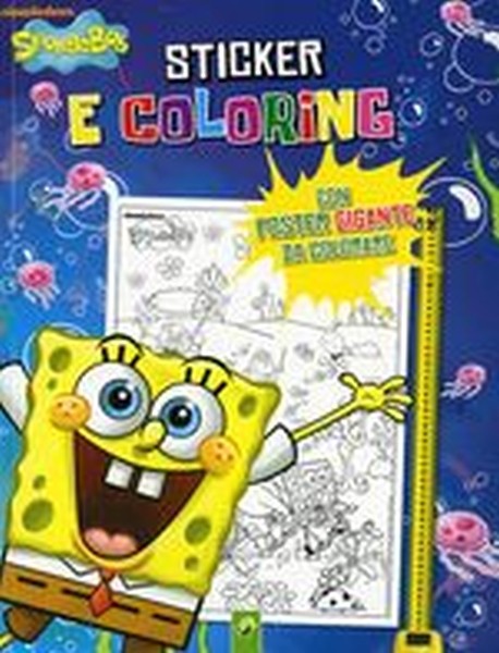 SPONGEBOB STICKER E COLORING