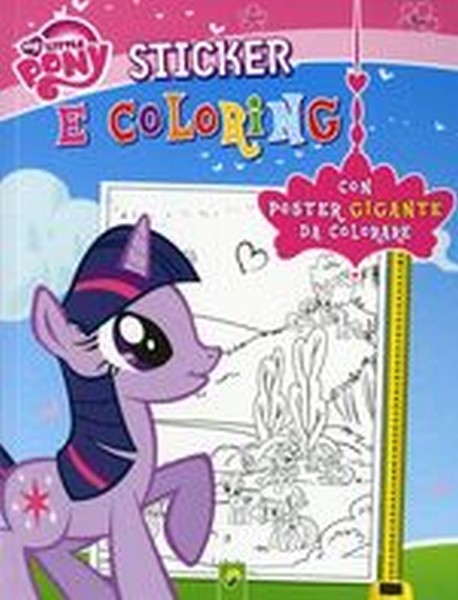 LITTLE PONY STICKER E COLORING