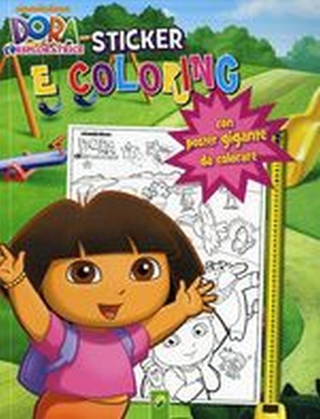 DORA STICKER E COLORING