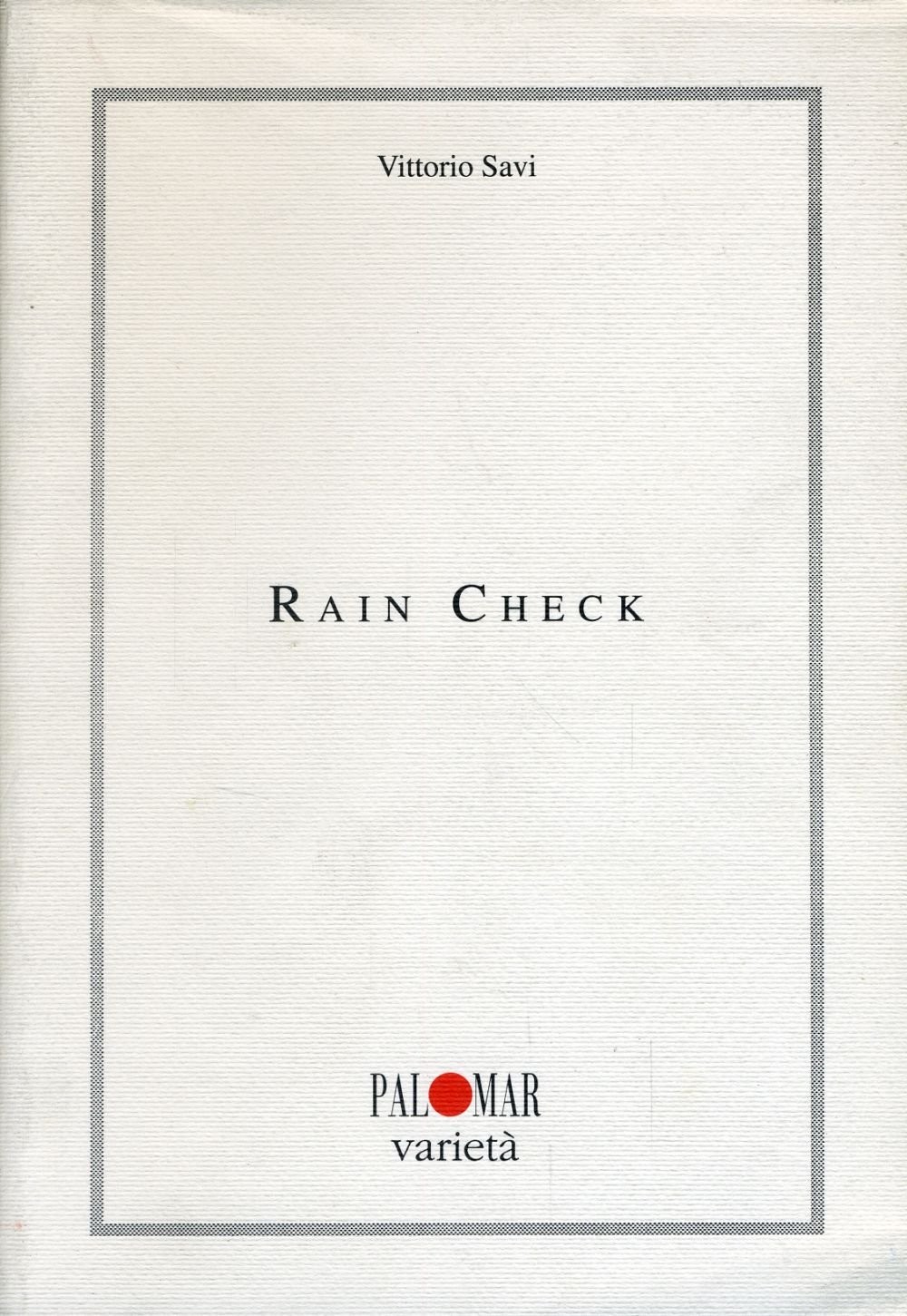 Rain check