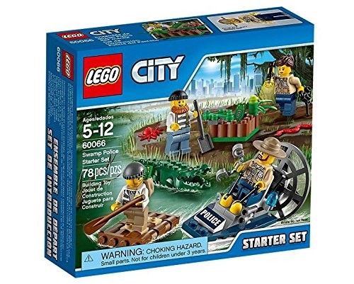 LEGO City Police 60066 - Starter Set Polizia, Missione nelle Palude