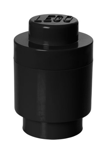 lego contenitore per lego nero 12,5x18 round