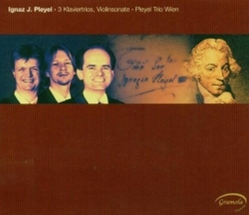 3 Trii per pianoforte, violino e violoncello Ben 436, 440, 442  PLEYEL IGNACE