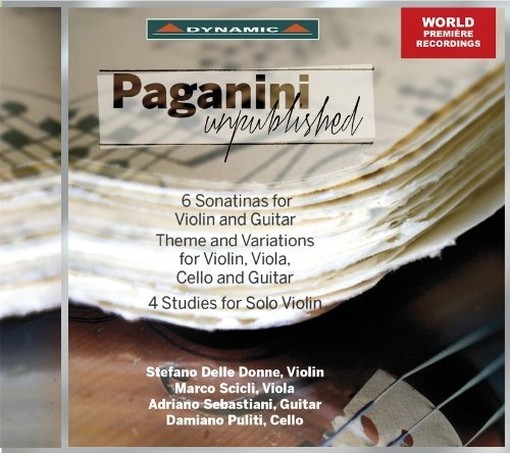 Paganini Unpublished - 6 Sonatine per violino e chitarra  MS124-129  PAGANINI NICCOLO'