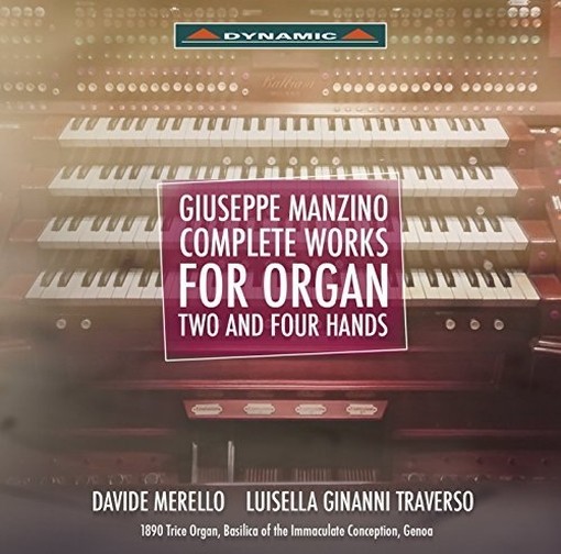 Opere per organo (2 e 4 mani, integrale)  MANZINO GIUSEPPE