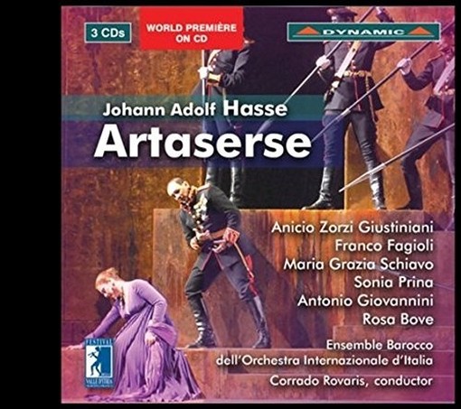 Artaserse (Dramma per musica in 3 atti)  HASSE JOHANN ADOLF