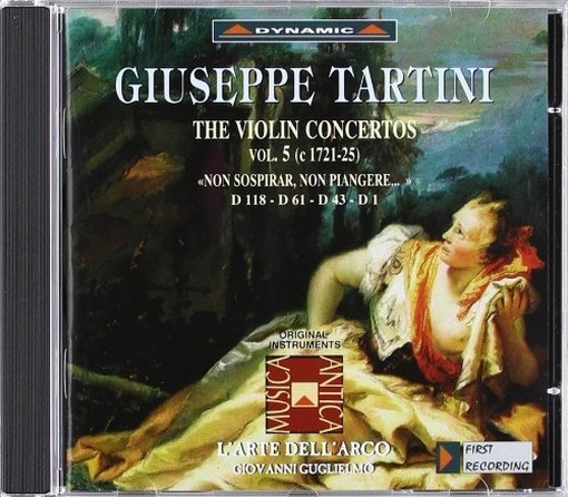 Concerti per violino (integrale), Vol.5: Concerti D118, D61, D43, D1  GUGLIELMO GIOVANNI  fl.