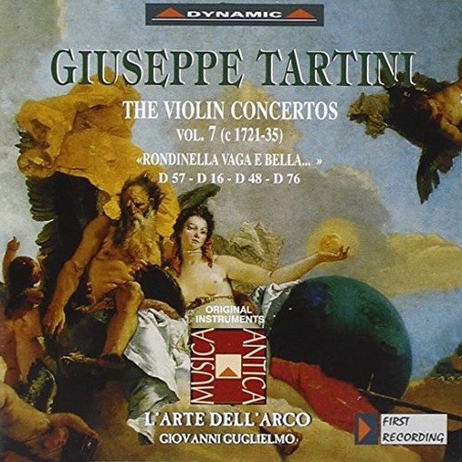Concerti per violino (integrale), Vol.7: Concerto D16, D48, D57, D76  TARTINI GIUSEPPE