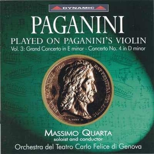 Concerti per violino (integrale), Vol.3: Concerto n.4, Grand Concerto in Mi min.  PAGANINI NICCOLO'