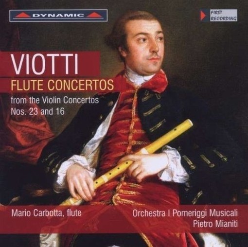 Concerti per flauto (dai Concerti per violino n.16 e n.23)  VIOTTI GIOVANNI BATTISTA