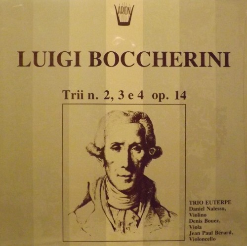 Trio n.2, n.3, n.4 op.14  BOCCHERINI LUIGI