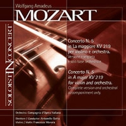 Concerto n.5 per violino e orchestra KV 219 - Base orchestrale  MOZART WOLFGANG AMADEUS