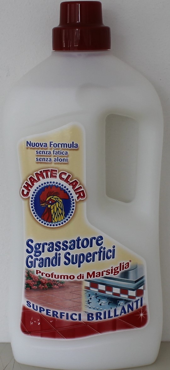 3 pz CHANTE CLAIR Sgrassatore Grandi superfici Profumo di marsiglia 1250 ml