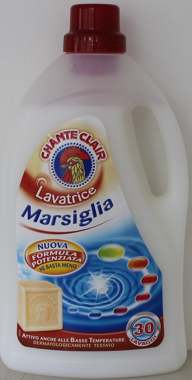 3 pz CHANTE CLAIR Lavatrice marsiglia 30 lavaggi, 2100 ml