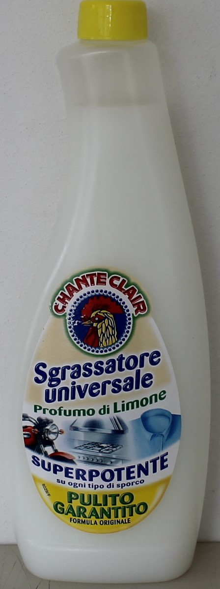 3 pz CHANTE CLAIR Sgrassatore universale ricarica Profumo di limone 625 ml