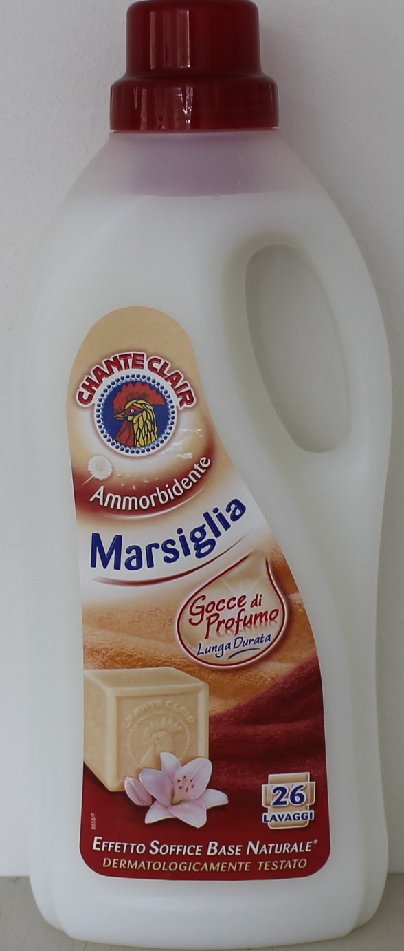 3 pz CHANTE CLAIR Ammorbidente. Marsiglia, Gocce di profumo Lunga durata 1560 ml