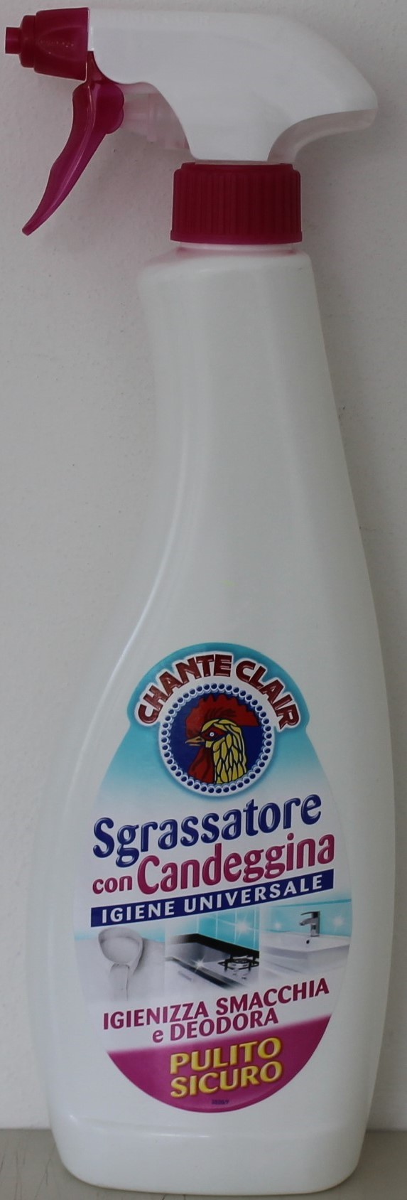 3 pz CHANTE CLAIR Sgrassatore con candeggina 625 ml