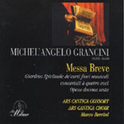 Messa Breve - Antifone Mariane - Salmi e Magnificat  GRANCINI MICHEL'ANGELO