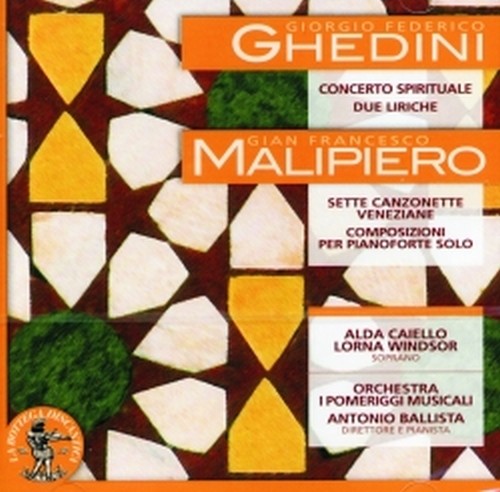 Concerto spirituale, 2 Liriche  GHEDINI GIORGIO FEDERICO