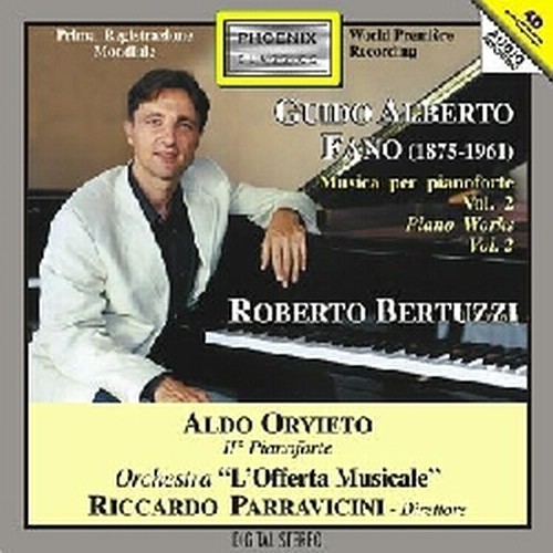 Andante e Allegro con fuoco (per due pianoforti e per pianoforte e orchestra)  FANO GUIDO ALBERTO
