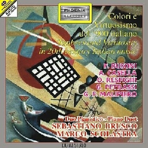 Musica italiana del Novecento per due pianoforti  BRUSCO SEBASTIANO  pf