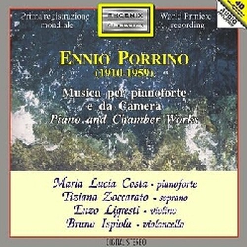 Musica da camera per pianoforte  PORRINO ENNIO