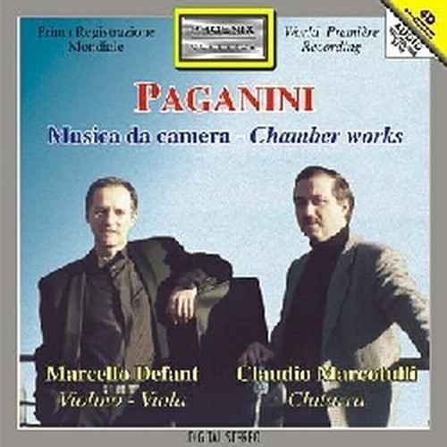 Concerto in Mi minore (orig. per violino e chitarra), Sonata per la grand'viola  PAGANINI NICCOLO'