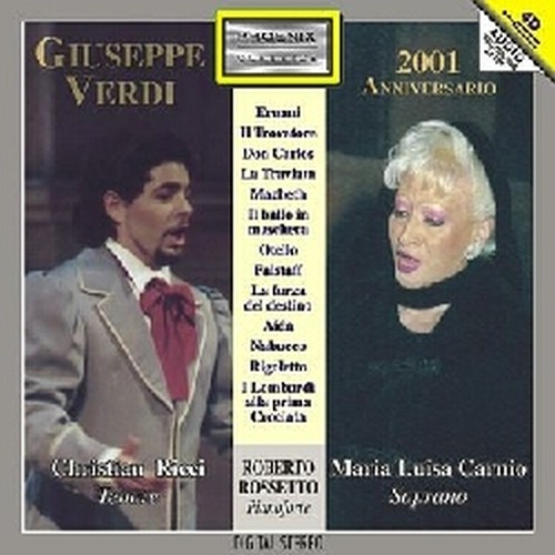 Arie d'opera per soprano e tenore  VERDI GIUSEPPE