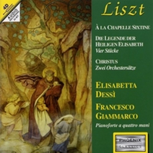 Musica religiosa per pianoforte a 4 mani  LISZT FRANZ