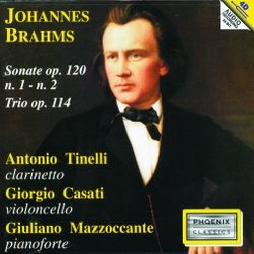 Sonate per clarinetto nn.1 e 2 op.120, Trio con clarinetto op.114  BRAHMS JOHANNES