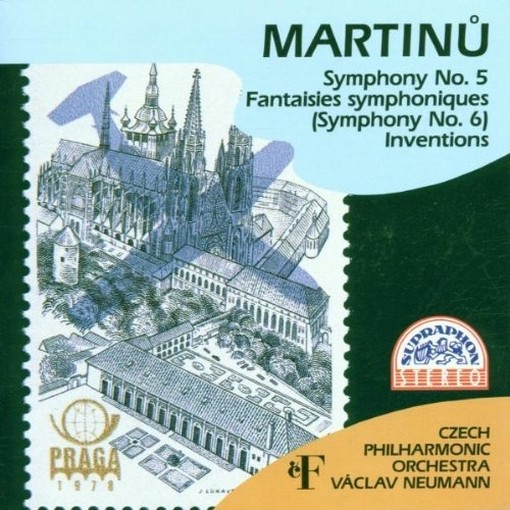 Sinfonia n.5, n.6 (Fantasie sinfoniche), Invenzioni  MARTINU BOHUSLAV