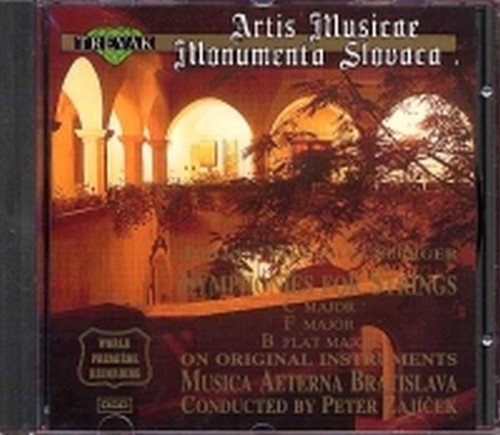 Sinfonia x archi in DO mag, FA mag, SIb  SPERGER JOHANNES MATTHIAS