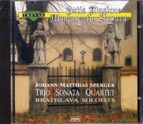 Trio x fl, vla e contrabbasso, Sonata per cb e vlc,  SPERGER JOHANNES MATTHIAS