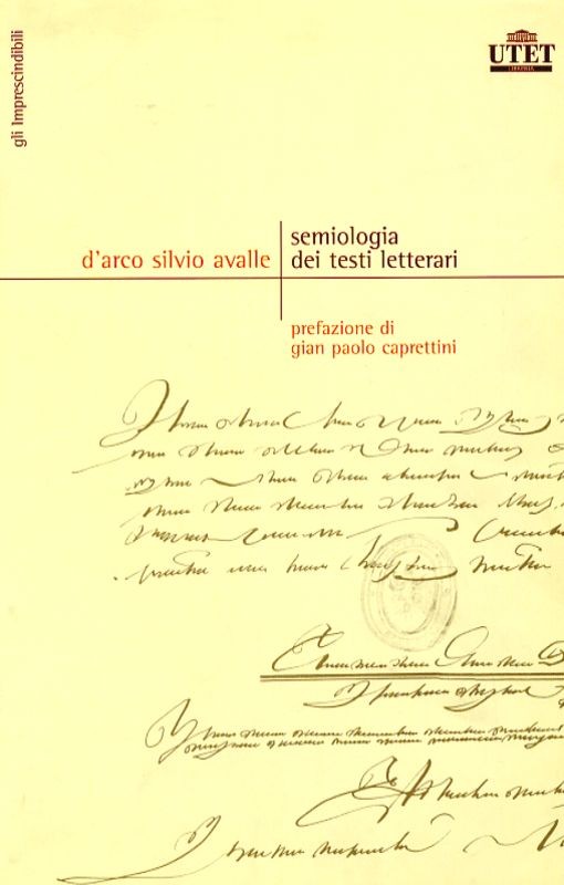 SEMIOLOGIA DEI TESTI LETTERARI