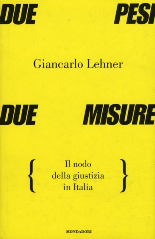 DUE PESI DUE MISURE
