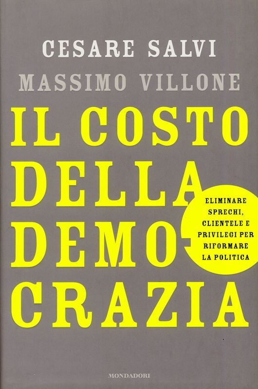 COSTO DELLA DEMOCRAZIA (IL)