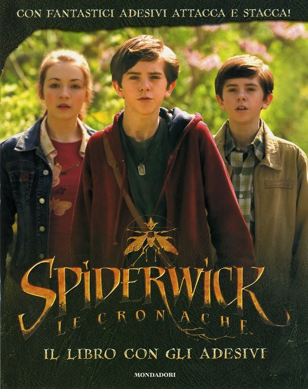 SPIDERWICK LIBRO CON ADESIVI