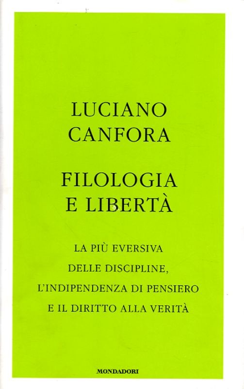 FILOLOGIA E LIBERTA'