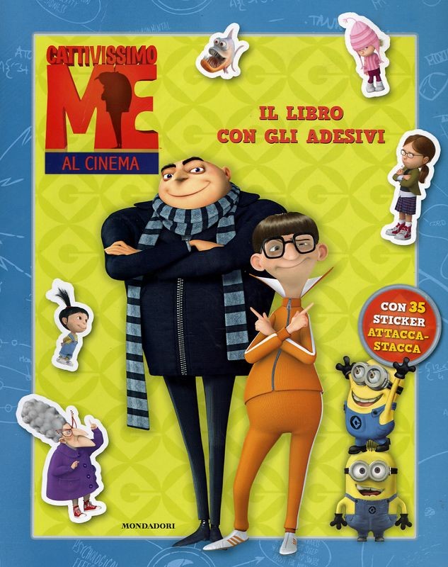 CATTIVISSIMO ME LIBRO ADESIVI