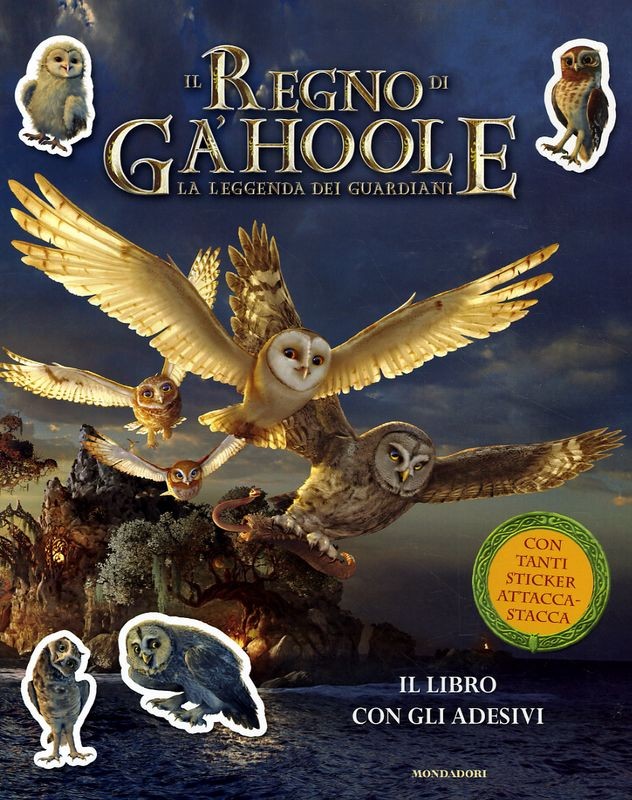 REGNO DI GA'HOOLE LIBRO ADESIVI