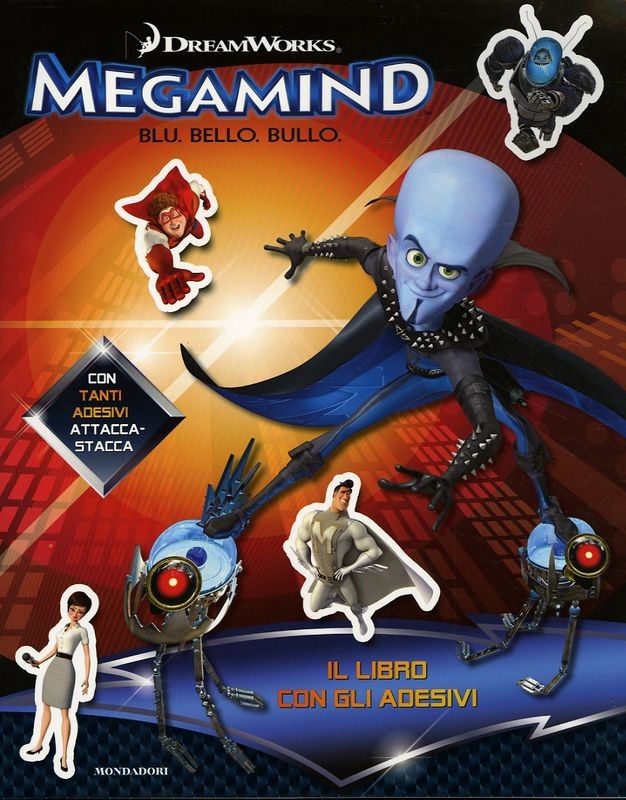 MEGAMIND LIBRO ADESIVI
