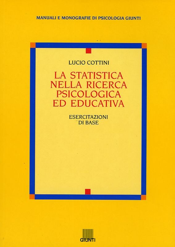 STATISTICA NELLA RICERCA PSICOLOGIC