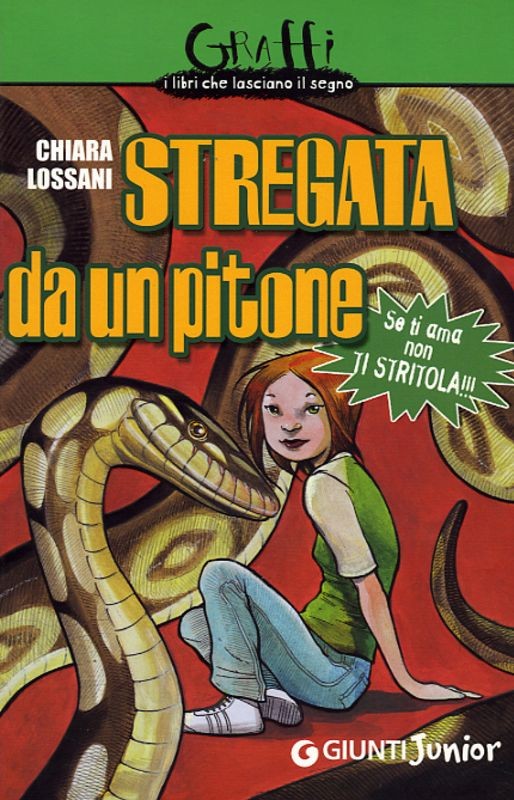 STREGATA DA UN PITONE