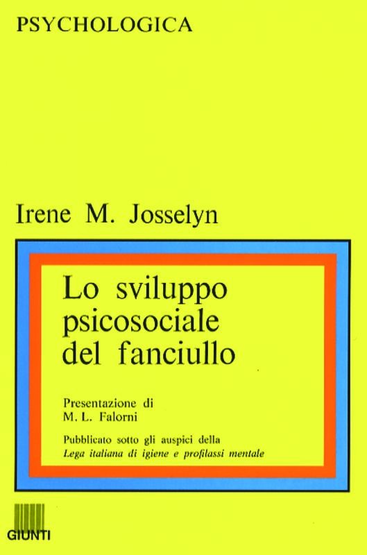 SVILUPPO PSICOSOCIALE DEL FANCIULLO