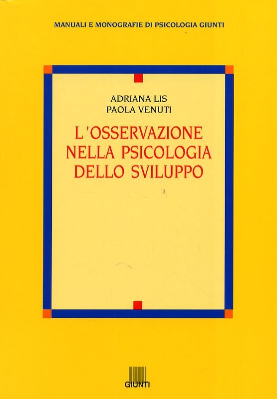 OSSERVAZIONE PSICOLOGIA SVILUPPO