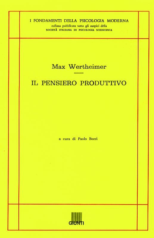 PENSIERO PRODUTTIVO IL