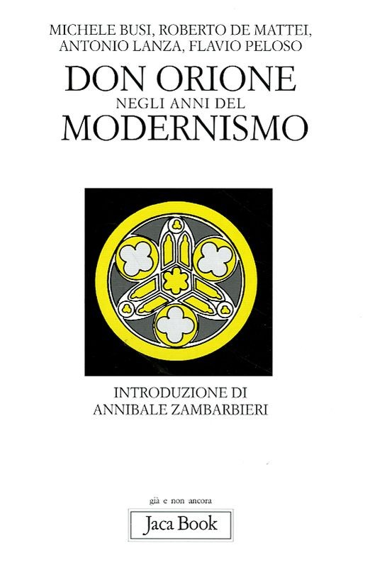 DON ORIONE NEGLI ANNI DEL MODERNISM